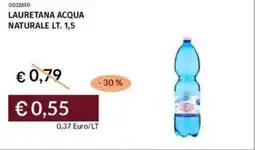 Prezzemolo e Vitale Lauretana acqua naturale offerta