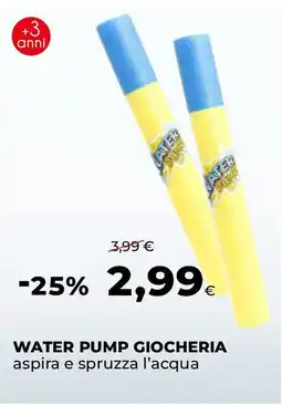 Ipercoop Water pump giocheria offerta