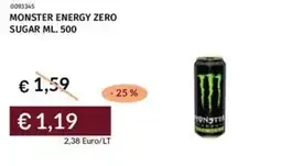 Prezzemolo e Vitale Monster energy zero sugar offerta