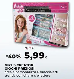 Ipercoop Girl's creator giochi preziosi offerta