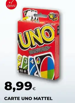 Ipercoop Carte uno mattel offerta