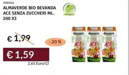 Prezzemolo e Vitale Almaverde bio bevanda ace senza zuccheri offerta