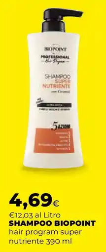 Ipercoop Shampoo BIOPOINT offerta