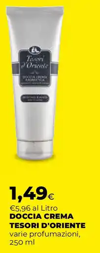 Ipercoop Doccia crema tesori d'oriente offerta