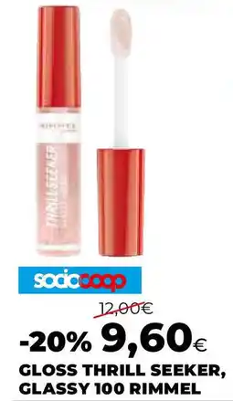 Ipercoop Gloss thrill seeker, glassy 100 RIMMEL offerta