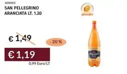 Prezzemolo e Vitale San pellegrino aranciata offerta