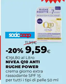 Ipercoop Nivea q10 anti rughe power offerta