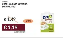 Prezzemolo e Vitale Orasi barista bevanda soia offerta