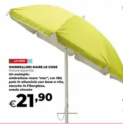 Ipercoop Ombrelloni mare LE COSE offerta