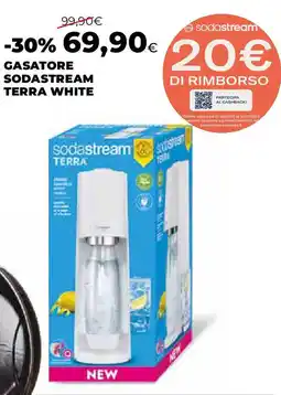 Ipercoop Gasatore SODASTREAM terra white offerta