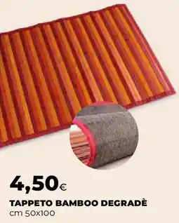 Ipercoop Tappeto bamboo degradè offerta
