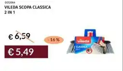 Prezzemolo e Vitale Vileda scopa classica 2 in 1 offerta