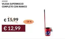 Prezzemolo e Vitale Vileda supermocio completo con manico offerta