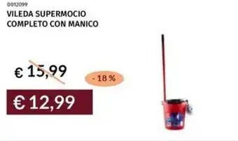 Prezzemolo e Vitale Vileda supermocio completo con manico offerta