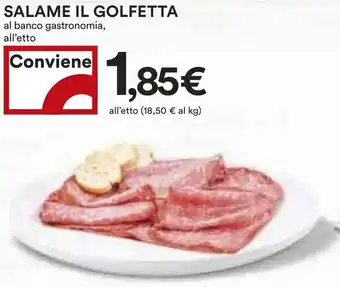 Coop Superstore Salame IL GOLFETTA offerta