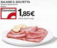 Coop Superstore Salame IL GOLFETTA offerta
