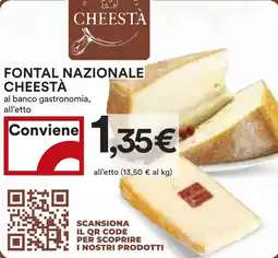 Coop Superstore Fontal nazionale CHEESTÀ offerta