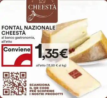 Coop Superstore Fontal nazionale CHEESTÀ offerta