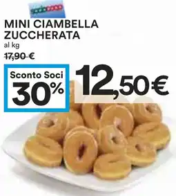 Coop Superstore Mini ciambella zuccherata offerta