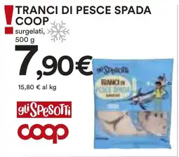 Coop Superstore Tranci di pesce spada COOP offerta