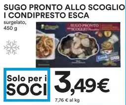 Coop Superstore Sugo pronto allo scoglio i condipresto esca offerta