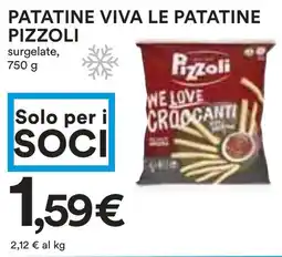 Coop Superstore Patatine viva le patatine PIZZOLI offerta