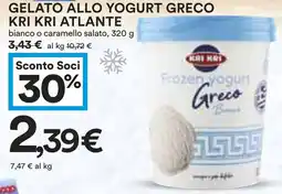 Coop Superstore Gelato allo yogurt greco KRI KRI ATLANTE offerta