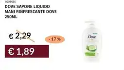 Prezzemolo e Vitale Dove sapone liquido mani rinfrescante dove offerta