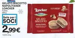 Coop Superstore Gelato biscotto napolitaner LOACKER offerta
