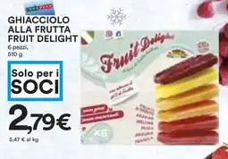 Coop Superstore Ghiacciolo alla frutta FRUIT DELIGHT offerta