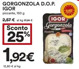 Coop Superstore Gorgonzola d.o.p. IGOR offerta