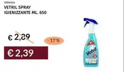 Prezzemolo e Vitale Vetril spray igienizzante offerta