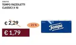 Prezzemolo e Vitale Tempo fazzoletti classici offerta
