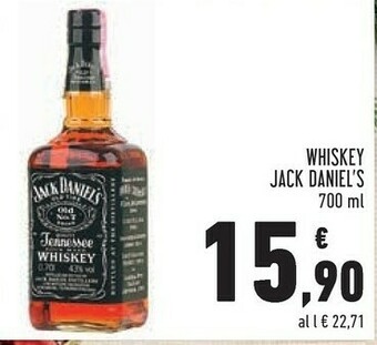 Jack daniel's - tennessee whiskey 700 g(ml)