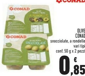 Conad City Conad olive snocciolate, a rondelle offerta