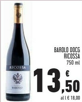 Conad City Ricossa barolo docg offerta