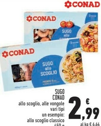 Conad City Conad - sugo allo scoglio 450 g(ml) offerta