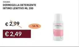 Prezzemolo e Vitale Dermogella detergente intimo lenitivo offerta