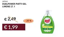 Prezzemolo e Vitale Dualpower piatti gel limone offerta