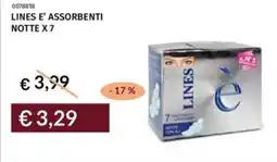 Prezzemolo e Vitale Lines e' assorbenti notte x 7 offerta