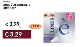 Prezzemolo e Vitale Lines e' assorbente lungo x 7 offerta