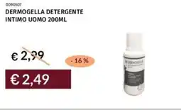 Prezzemolo e Vitale Dermogella detergente intimo uomo offerta