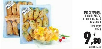 Conad City Tris di verdure fiori di zucca offerta