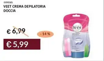 Prezzemolo e Vitale Veet crema depilatoria doccia offerta