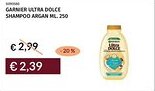 Prezzemolo e Vitale Garnier ultra dolce shampoo argan offerta