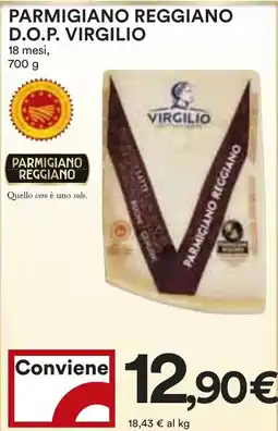 Coop Superstore Parmigiano reggiano D.O.P. VIRGILIO offerta