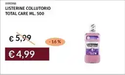 Prezzemolo e Vitale Listerine collutorio total care offerta