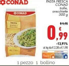 Conad City Conad pasta fresca offerta