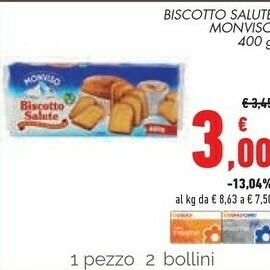 Conad City Biscotti salute offerta
