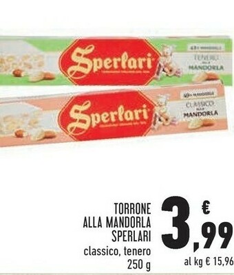 Torrone classico alla mandorla 250 g(ml)